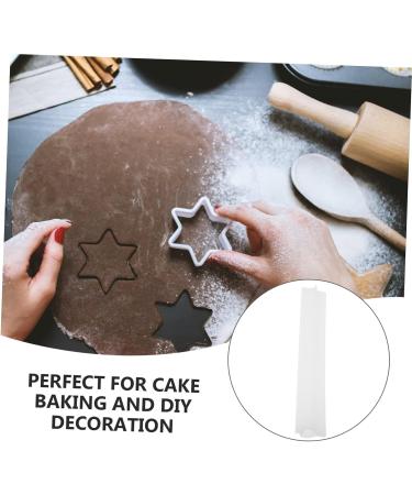 STOBOK Cake Stencil 2pcs Handmade Soap Sandwich The Cat Silica Gel Trinkets White Chocolate Molds Whitex2pcs 32.1X5.3cmx2pcs - Buy Online on SooperMarket.com