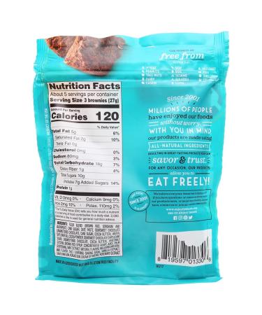 Enjoy Life Foods Mint Chocolate Brownie Bites - 4.76 oz | Gluten-Free & Delicious - Buy Online on SooperMarket.com