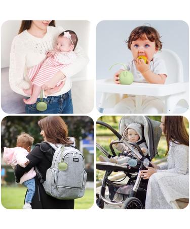 Shop Airfish Silicone Pacifier Box 2 Pack - BPA-Free Baby Bear Pacifier Holder & Travel Case in Blue & Green - Buy Online on SooperMarket.com