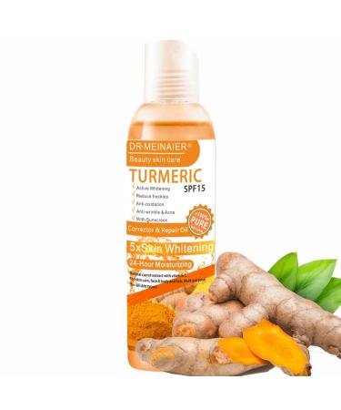 Turmeric Oil Turmeric Serum for Anti Acne Body Oil for Face & Body & Damage Hair Turmeric Face Serums Oil Natural Turmeric Face Hydrating Toner Turmeric Face Toner Nourishing Dry Skin Oils and Serums