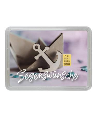 Goldpiecese24 | 1g Gold Bar Gift for Baptism | Black Gift Box | Perfect Blessing Idea - Buy Online on SooperMarket.com