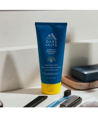 Oars + Alps Everyday SPF 50 Sunscreen Body Lotion - Aloe & Vitamin E Infused - 6 Fl Oz - Naturally Derived Skin Care for All Skin Types - Buy Online on SooperMarket.com