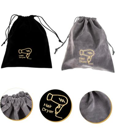WOONEKY 4 Pcs Hair Dryer Bag Hair Travel Bag Portable Blow Dryer Hair Dryer Drawstring Bag Flannel - Buy Online on SooperMarket.com