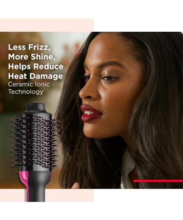 4-in-1 Hot Air Brush Hair Straightener & Styler for All Hair Types Blow Dryer Volumizer & Styling Tool - Buy Online on SooperMarket.com