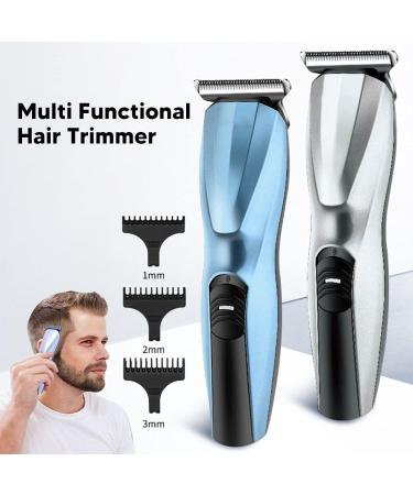 Home Design Hairschneider: All-in-One Trimming Fading & Mixing Tool - Ergonomic Powerful & Includes 3 Curved Teeth (Blue) - Buy Online on SooperMarket.com