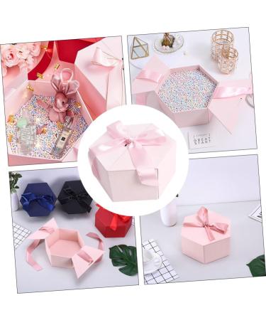 BCOATH Hexagon Candy Lipstick with Cover for Bridesmaid 1Pc Box Storage Case Pink 24X21CM - Buy Online on SooperMarket.com