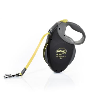 Flexi Special Giant Dog Retractable Lead 10 m black/neon yellow 10 m