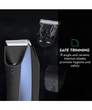Buy Kibiy Men's Intimate Razor - LED & IPX7 Waterproof Body Hair Trimmer with Anti-Cut Blades - Buy Online on SooperMarket.com