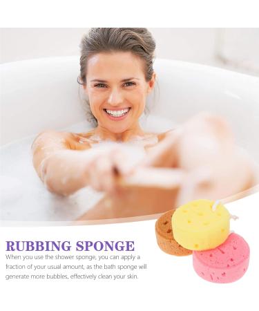 PRETYZOOM 3pcs Seaweed Bath Sponge Set - Honeycomb Shower Accessory for Exfoliating & Cleansing | Ideal Bathing Supplies - Buy Online on SooperMarket.com