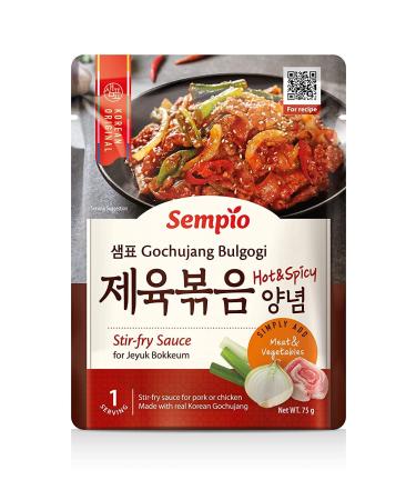 Sempio Spicy Gochujang Bulgogi Sauce Jeyuk 75g Marinade