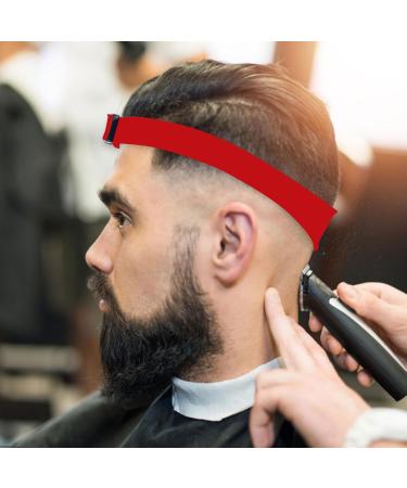Neamou Neckline Templates for Shaving | Hair Trimming Guide Tool for Cutting - Haircut Bands Hairline Shaping Tool for Hair Salons Red - Buy Online on SooperMarket.com