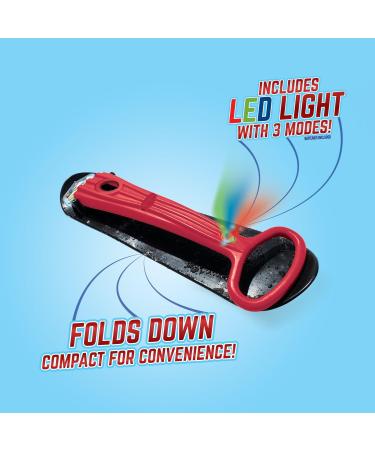 Geospace LED Ski Scooter - Foldable Snowboard Kick-Scooter for Snow Use - Assorted Colors - Buy Online on SooperMarket.com