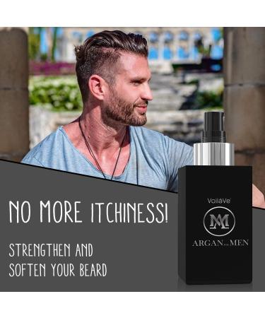 VoilaVe His and Her Argan Oil Bundle - Pure Organic Moroccan Argan Oil for Body, Beard, Skin, Nails, and Hair Growth - Anti-Aging Moisturizer Set - Buy Online on SooperMarket.com