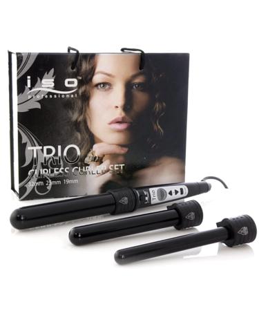 Black Trio Curling Iron 3 Barrels