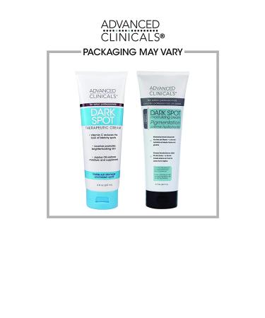 Advanced Clinicals Dark Spot Cream with Vitamin C - Anti-Aging Moisturizer for Face, Hands & Body - Reduces Age Spots & Wrinkles (Pack of 2) - Buy Online on SooperMarket.com
