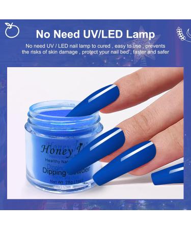 Honey Joy Dark Purple Nail Dip Powder 1oz (Dip-WD13) | Acrylic Color Pigment - Buy Online on SooperMarket.com