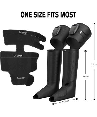 FIT KING Cordless Foot and Leg Massager FT-060A - Portable Air Compression Therapy for Circulation and Pain Relief - Buy Online on SooperMarket.com