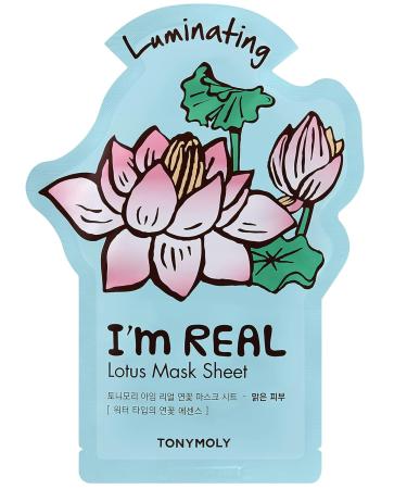TONYMOLY I'm Real Radiance Sheet Mask Set 5 Count - Brighten and Hydrate Your Skin - Buy Online on SooperMarket.com