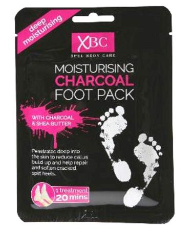 XBC Moisturising Charcoal Foot Pack 30 g (1 pack)