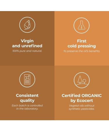 ORGANIC - HEMP Oil - 100mL - 100% Pure Natural Cold Pressed and AB Certified - AROMA LABS (French Brand) - Buy Online on SooperMarket.com