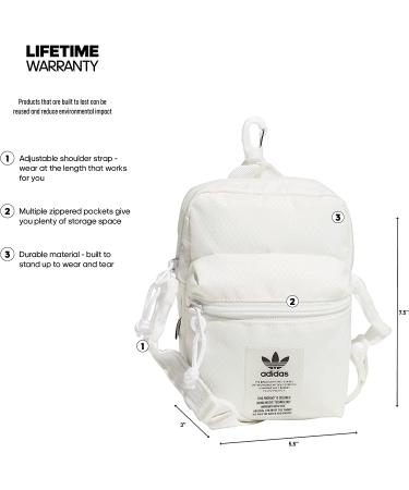 adidas Originals Festival Crossbody Bag - Non Dyed White - One Size - Buy Online on SooperMarket.com