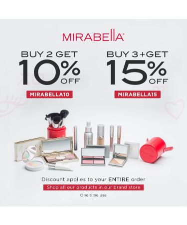 Mirabella Beauty Blush Duo in Sugar/Babydoll - Mineral Pressed Powder for Cheeks - Buy Online on SooperMarket.com