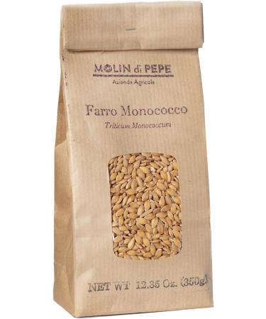 Molin di Pepe - Wholemeal Monococcus Spelt | Cultivated in Mugello - Tuscany | Artisan Production | Nutrient Rich in Fibre Digestible | (3x350g) - Buy Online on SooperMarket.com