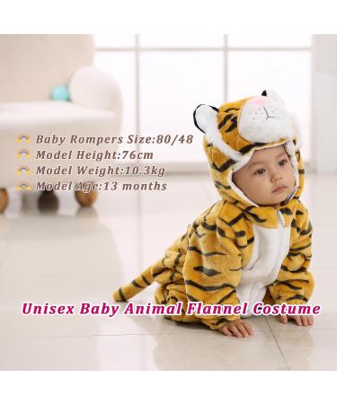 Doladola Unisex Baby Toddler Romper Jumpsuit Hooded Cartoon Sleepsuit | 18-24 Months - Buy Online on SooperMarket.com