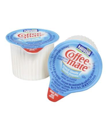 COFFEE-MATE Liquid Coffee Creamer Lactose Free French Vanilla Single Serve Portions No Refrigeration Pack of 180 x 11ml French Vanilla 1 Count (Pack of 180)