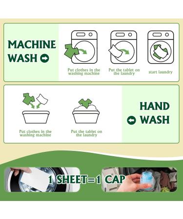 YOGINGO Eco-Friendly Laundry Detergent Sheets - 90 Sheets 180 Loads | Liquid-Less Technology for Travel | Plastic-Free Laundry Soap - Buy Online on SooperMarket.com
