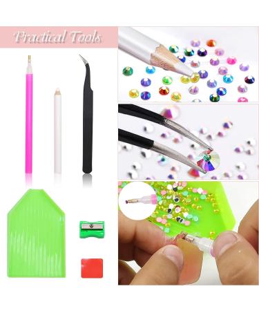15 Mixed Color Jelly Round 3mm Rhinestones with Storage Box - ZYNERY Flatback Rhinestones - Buy Online on SooperMarket.com