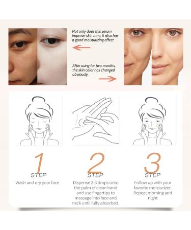 Trendyfave Glutathione Collagen Glow Kojic Acid Serum Vitamin C Serum For Face Reduce Dark Spot Shrink Pores & Improve Skin Tone Glutathione Face Serum 30ml 1 - Buy Online on SooperMarket.com