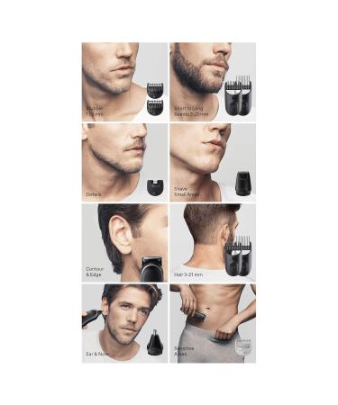 Buy Brown MGK5411 Body Razor 9-in-1 | Top Men's Grooming Tool - International Shipping Available - Buy Online on SooperMarket.com