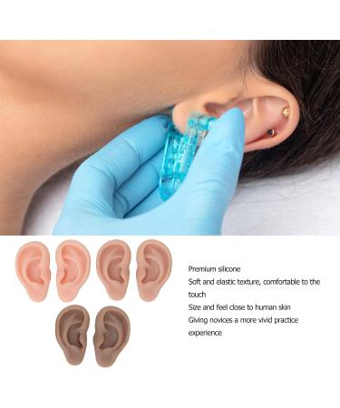 Artificial Ear Model Set - 3 Pairs Soft Human Ear Models in 3 Colors for Easy Home Use - Buy Online on SooperMarket.com