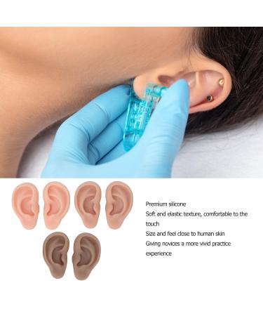 Ear Model Reusable Simulated Ear Model Silicone Flexible 3 Pairs for Home - Buy Online on SooperMarket.com