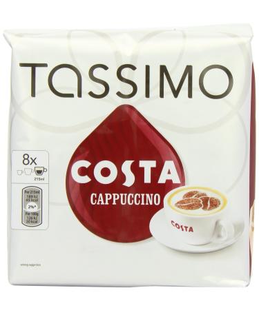TASSIMO Costa Cappuccino 16 T DISCs (Large Cup Size) 8 Servings