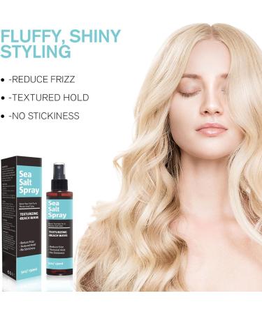 Sea Salt Spray 150ml Hair Styling Nourishing Spray Easy to Clean Hair Texture Spray for Beachy Waves Salt Water Spray Provides Volume and Hold for Men & Women - Buy Online on SooperMarket.com