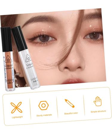 Mikinona 2pcs Eye Shadow Pencil Waterproof Eyeliner Pencil Liner Eye Liner Pencil Liquid Silver - Buy Online on SooperMarket.com