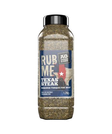 Angus & Oink Rub Me Texas Steak BBQ Seasoning - (POD) 1.2 kg (Pack of 1)