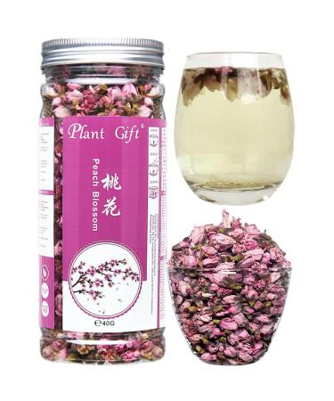 Plant poison dried peach blossom 40g/1.41oz dried peach blossom peach flower organic dried peach flower for tea herbal flower -diy -craft 40G -Peach Blossom