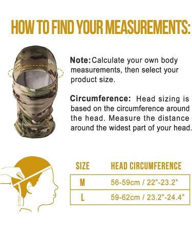 OneTigris Balaclava Face Mask for Men and Women - Full Head Wrap for Motorcycle, Hiking, Cycling - Cooling Neck Gaiter Tactical Hood - Large Black - Buy Online on SooperMarket.com