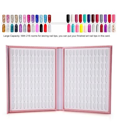 Nail Color Card Viewing Book | 216 Nail Polish Palette & Display Folder | Nail Art Accessories & Presentation Board - Buy Online on SooperMarket.com