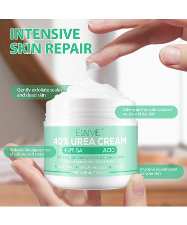 Urea Foot Cream Ultra Moisturizing 40% Urea Foot Cream Plus Deeply Hydrating Heel Balm For Callous Removal and Soften For dry Cracked Feet Heels and Hands - 100g 100 Grams - Buy Online on SooperMarket.com