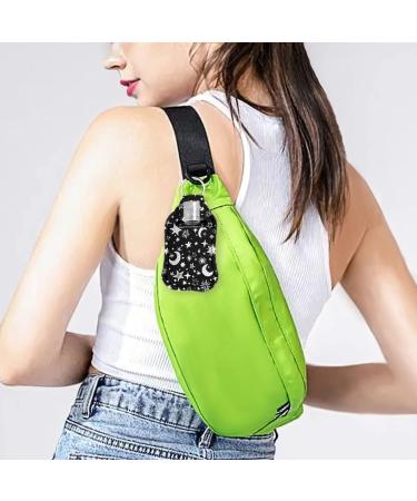 Dreaweet Portable Hand Sanitizer & Chapstick Holder Keychain - Moon Star Design - Buy Online on SooperMarket.com