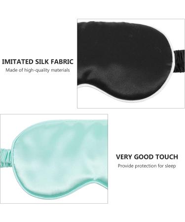 Healifty 2Pcs Soft Comfortable Sleep Eye Masks - Night Eye Cover for Home, Travel, Office - Mixed Color - Buy Online on SooperMarket.com