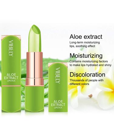 Kaynest Lips Aloe Vera Lipstick Set-A - Long Lasting Moisturizing Nutritious Lip Balm for Magic Color Change - 2 Packs - Buy Online on SooperMarket.com