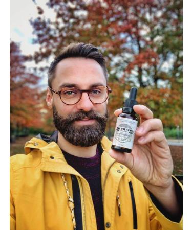 Wild Growth Beard Care - Natural Vegan Beard Oil with Argan Oil & Wood Fragrance | 30 ml - Buy Online on SooperMarket.com