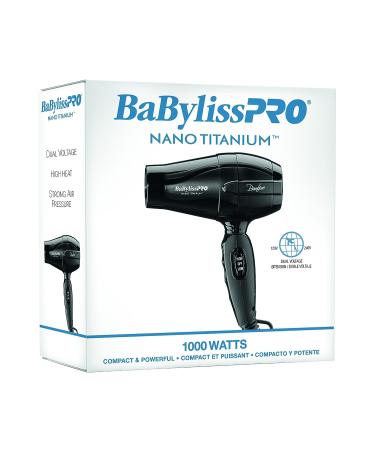 BaBylissPRO Nano Titanium Bambino Compact Dryer - Professional Hair Dryer (Pack of 1) - Buy Online on SooperMarket.com