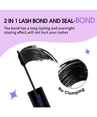 Lash Bond and Seal 2 in 1 Eyelash Extension Glue - Waterproof Long-Lasting Hold 72 Hours - DM20 Kit for DIY Lash Extensions - Buy Online on SooperMarket.com