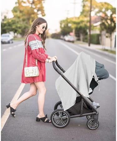 AlloFuu Nursing Cover Apron | Soft Breathable Nursing Scarf for On-the-Go - Green Nursing Cover - Buy Online on SooperMarket.com